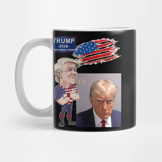 Trump 2024 Mug Shot by WithCharity